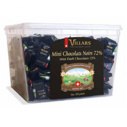 Tubo Napolitains Villars - Chocolat Noir 72% – 300 pièces - 1,5 Kg