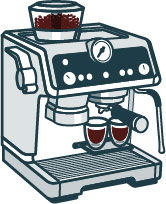 percolateur machine à café
