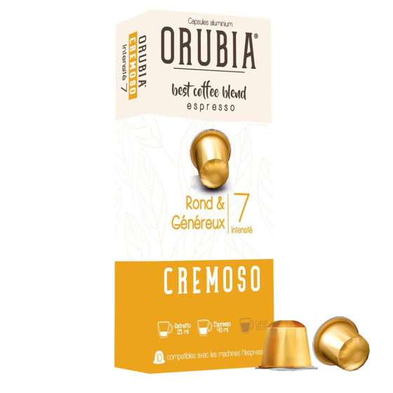 capsules nespresso compatible orubia cremoso